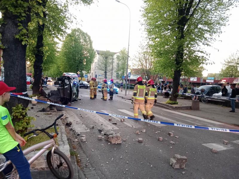 Groźny wypadek na skrzyżowaniu w Białogardzie